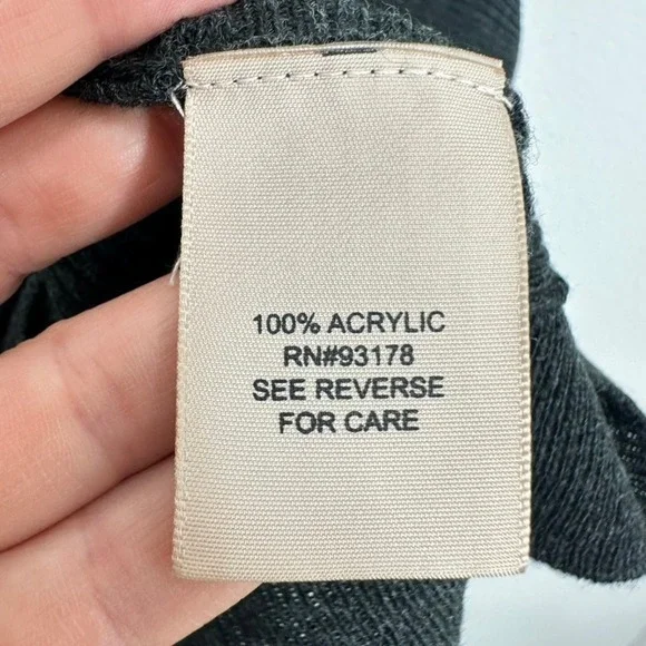 Philosophy Republic Clothing Charcoal Heather Gray Knit Sweater Women's Pullover - Picture 9 of 10